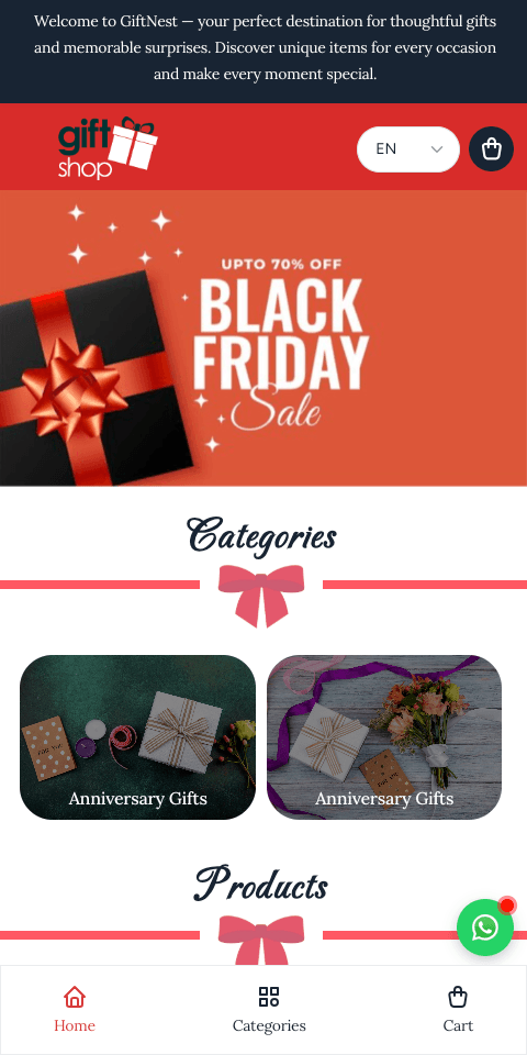 Gift Shop theme preview