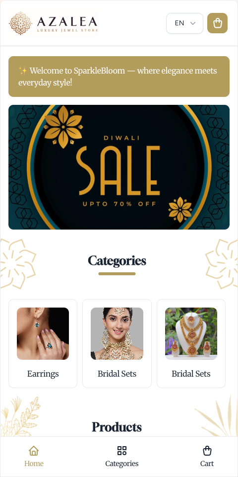 Jewellery Shop theme preview