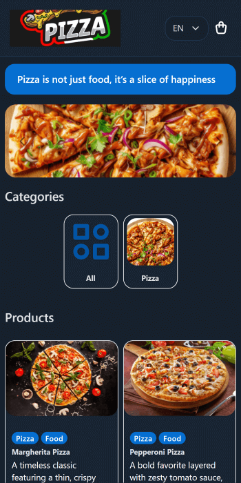 Modern Blue Dark theme preview