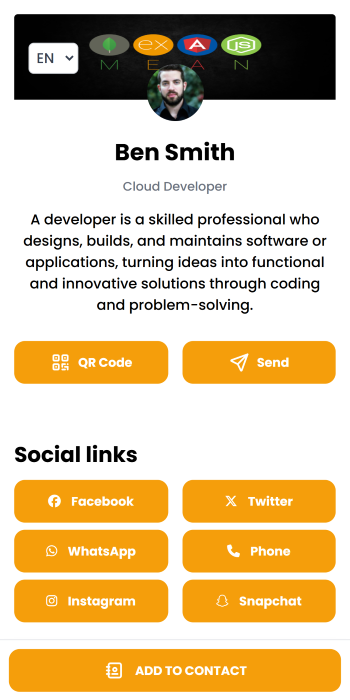 Personal Yellow theme preview