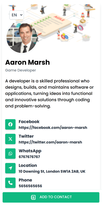 Retro Green theme preview